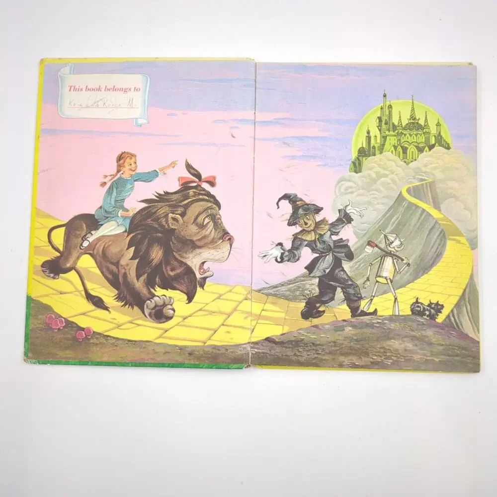 Wizard of Oz L. Frank Baum 1950 Allen Chaffee Adaptation Anton Loeb Illus